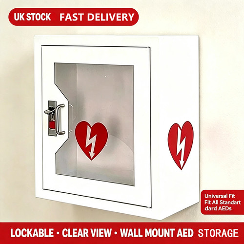 Wall mounted lockable aed - wall,