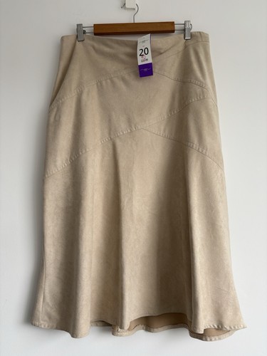 New look y2k suede - new, beige