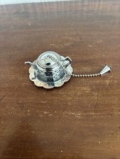 Vintage Chrome Teapot Shaped