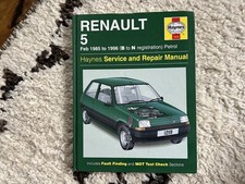 Renault 5 Haynes Workshop Manual