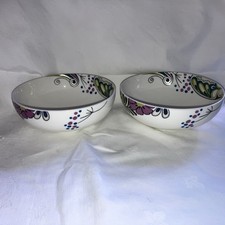 Pair of  Denby Monsoon Cosmic 6.25 Soup / Cereal Bowls 