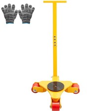 Uimoso Machinery Skate Dolly Mover with Handle 6614LBS/3T 360°  Swivel PU Wheels