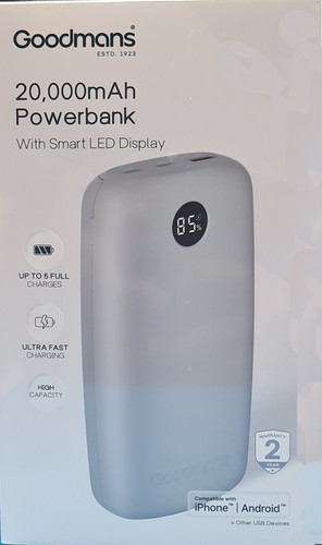 New goodmans power bank - new,