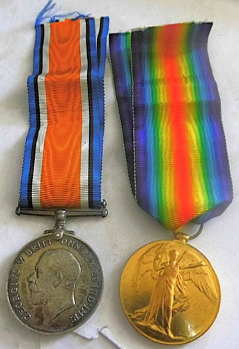 Ww1 pair pte waddingham durham - ww1,