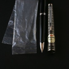 Pilot Namiki Elite Fountain Pen Stainless Grid Cap 14K EF Nib Tested Mint w/ Bag