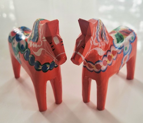 Pair 13cm traditional - 13cm, red
