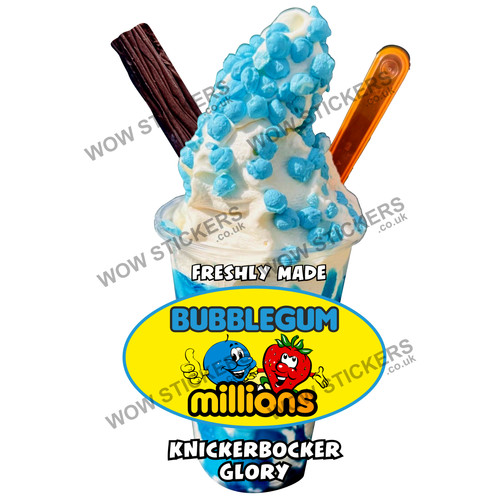 Ice cream van - , sticker