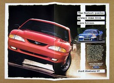 1995 red Ford Mustang GT &