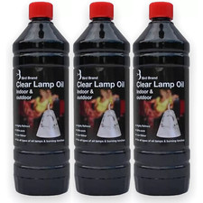 Bird Brand Clear Lamp Oil Indoor Outdoor Fuel Oil Lamps Burning Torches 1L