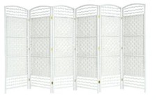 Hand made wicker room divider - hand,