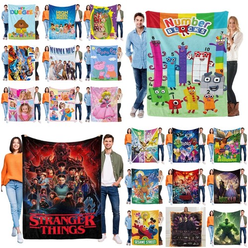Kids characters fleece - 3d,