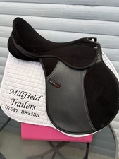 Black 18Inch Hi Lite General Purpose Saddle Self Adjusting. Wide