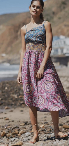 Anthropologie cutout smocked - anthropologie,