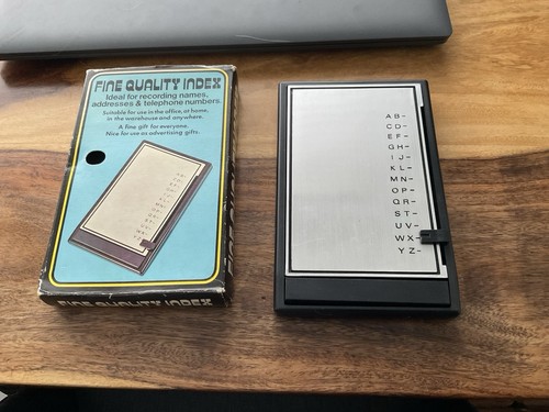Vintage flip telephone index - flip,