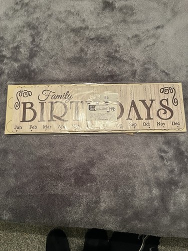 Wooden hanging birthday - wooden,