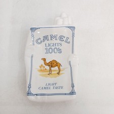 Camel Lights 100’s Ceramic Ashtray Crushed Packet (Rare )