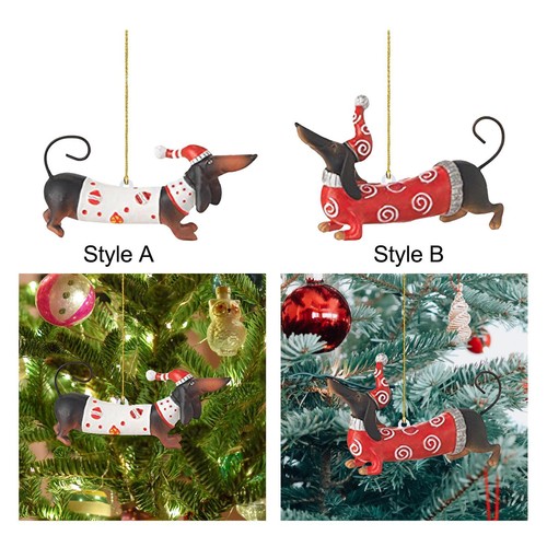 Dog christmas tree ornaments - dog,