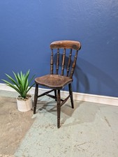 Antique elm chair farmhouse - antique,