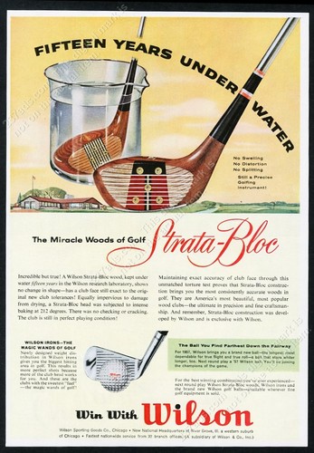 1957 wilson strata bloc - 1957, golf
