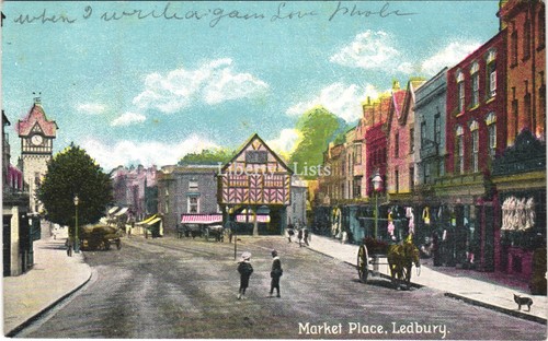 Market place ledbury - market,