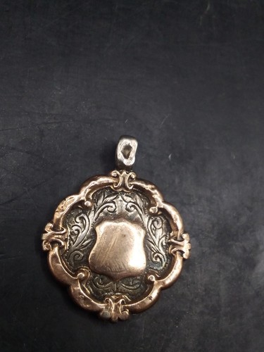 Antique silver watch fob - antique,