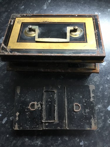 Antique metal cash - metal, black