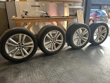 4 X 20" Genuine Audi Q7 S Line Wheels & Tyres  5 Double Spoke Alloy Wheels