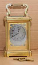 ANTIQUE FRENCH CARRIAGE CLOCK / TIMEPIECE 8 DAY.