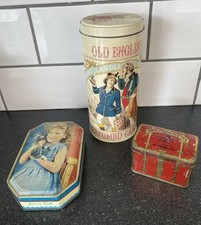 3 X Collectibles Old Tins
