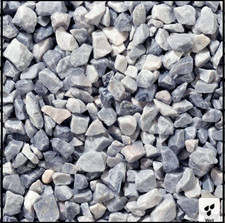 Long Rake Spar Ice Blue 20mm Decorative Gravel 20kg Fast Free Delivery