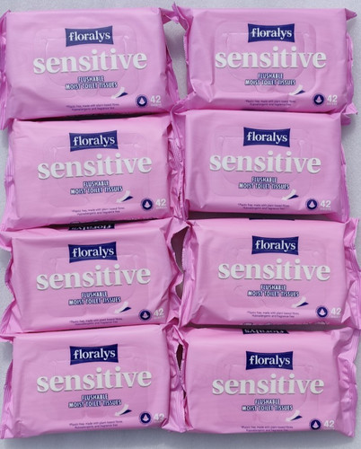 Moist sensitive toilet - sensitive, tissue