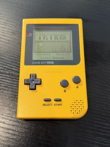 Nintendo gameboy pocket yellow - gameboy,