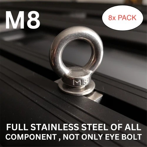 Eye bolt tie - tie, down