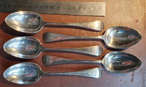 Solid silver set - silver, 5