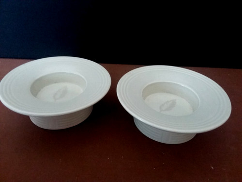 Wedgwood pair candle holder - wedgwood,