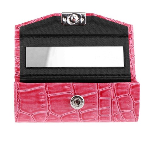 Leather lipstick case holder - leather,