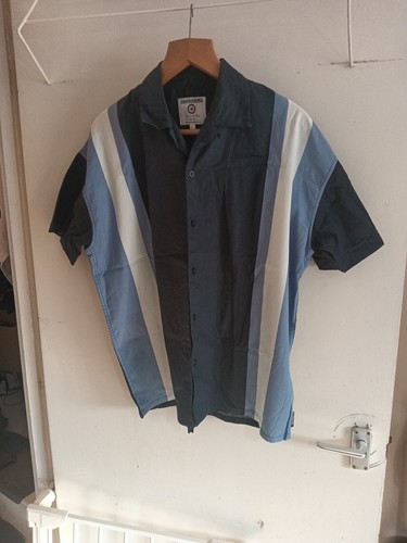Mod inspired blue knit panel - mod,