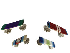 CLUTCH  & PIN ON RIBBON BAR FOR BRITISH MEDALS, AWARDS, ORDERS AND DECORATIONS
