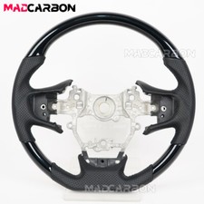 Piano Black Perforated Leather