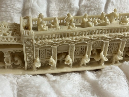 Ivory colored resin chinese - colored,