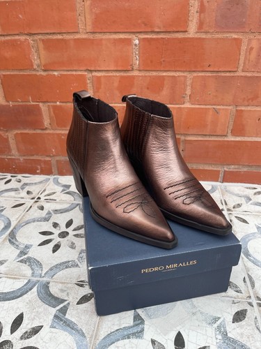 Bronze leather cowboy - leather, cowboy-style