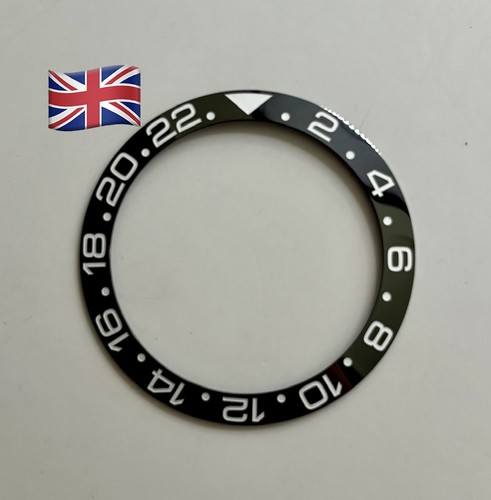 Ceramic black gmt bezel insert - ceramic,