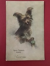 EARLY  1900s TUCK OILETTE DOG