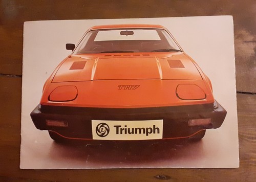 Car memorabilia triumph tr7 - memorabilia,