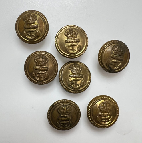Royal navy officers buttons - royal,