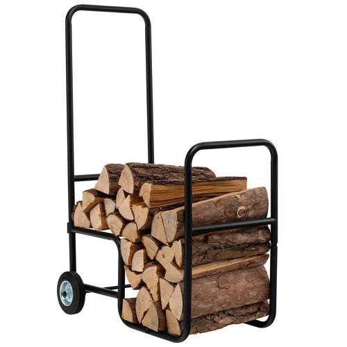Firewood cart rolling - firewood,