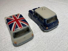 HP CLASSIC CARS MINI COOPERS SALT AND PEPPER SET British Flag 