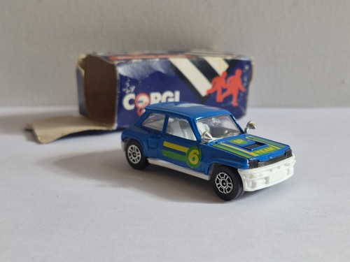 Corgi renault turbo - 5, blue