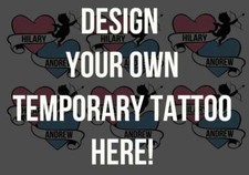 Custom temporary tattoos - custom,