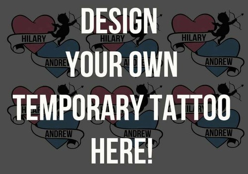 Custom temporary tattoos a4 - tattoos-,